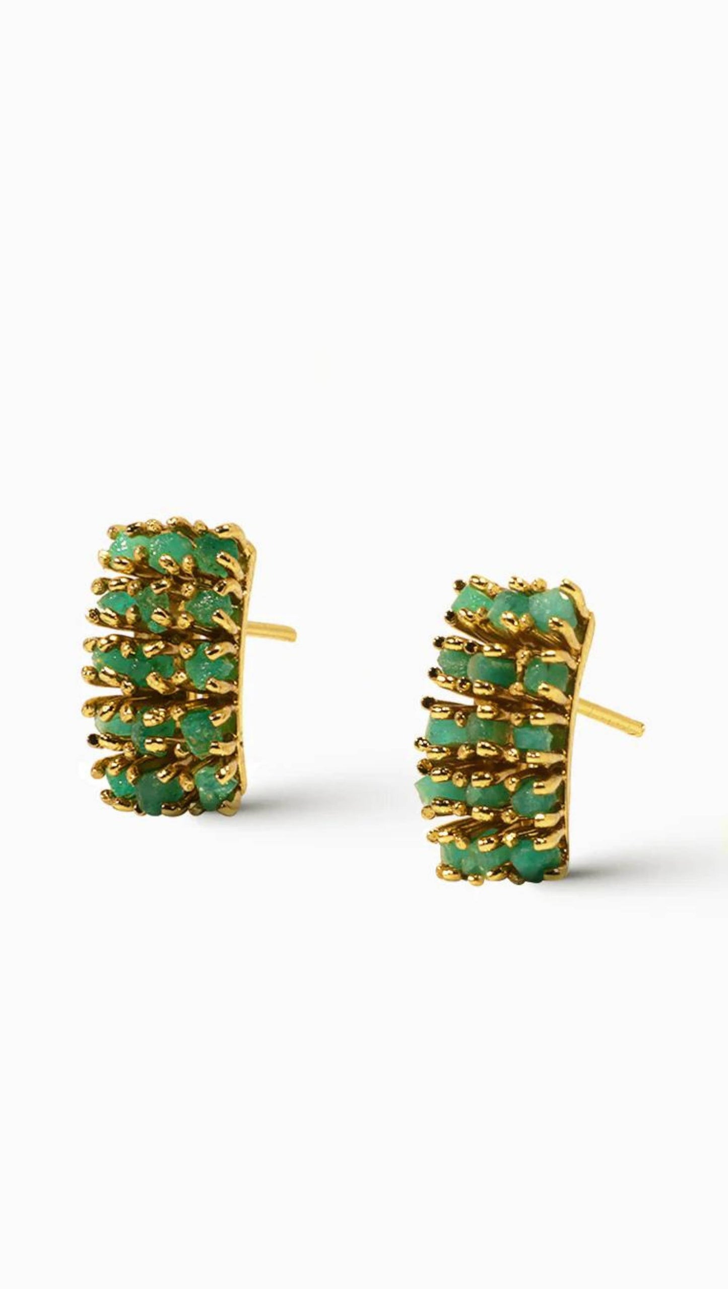 Amelia Emeralds Earrings