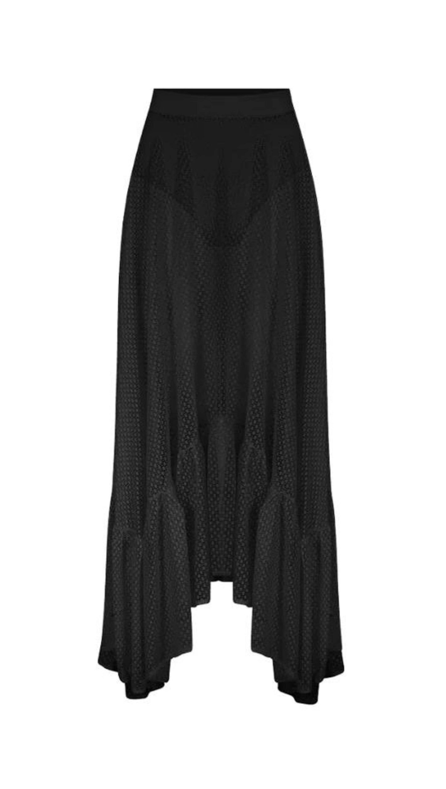 El Jardin Black Skirt