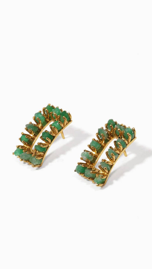 Julia Emeralds Earrings