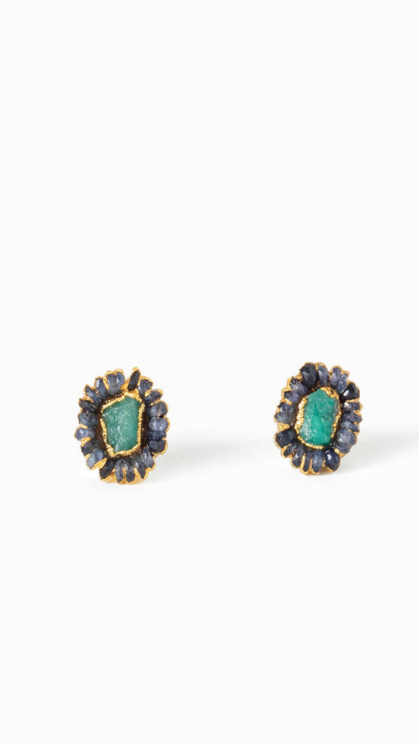 Margarita Emerald Studs